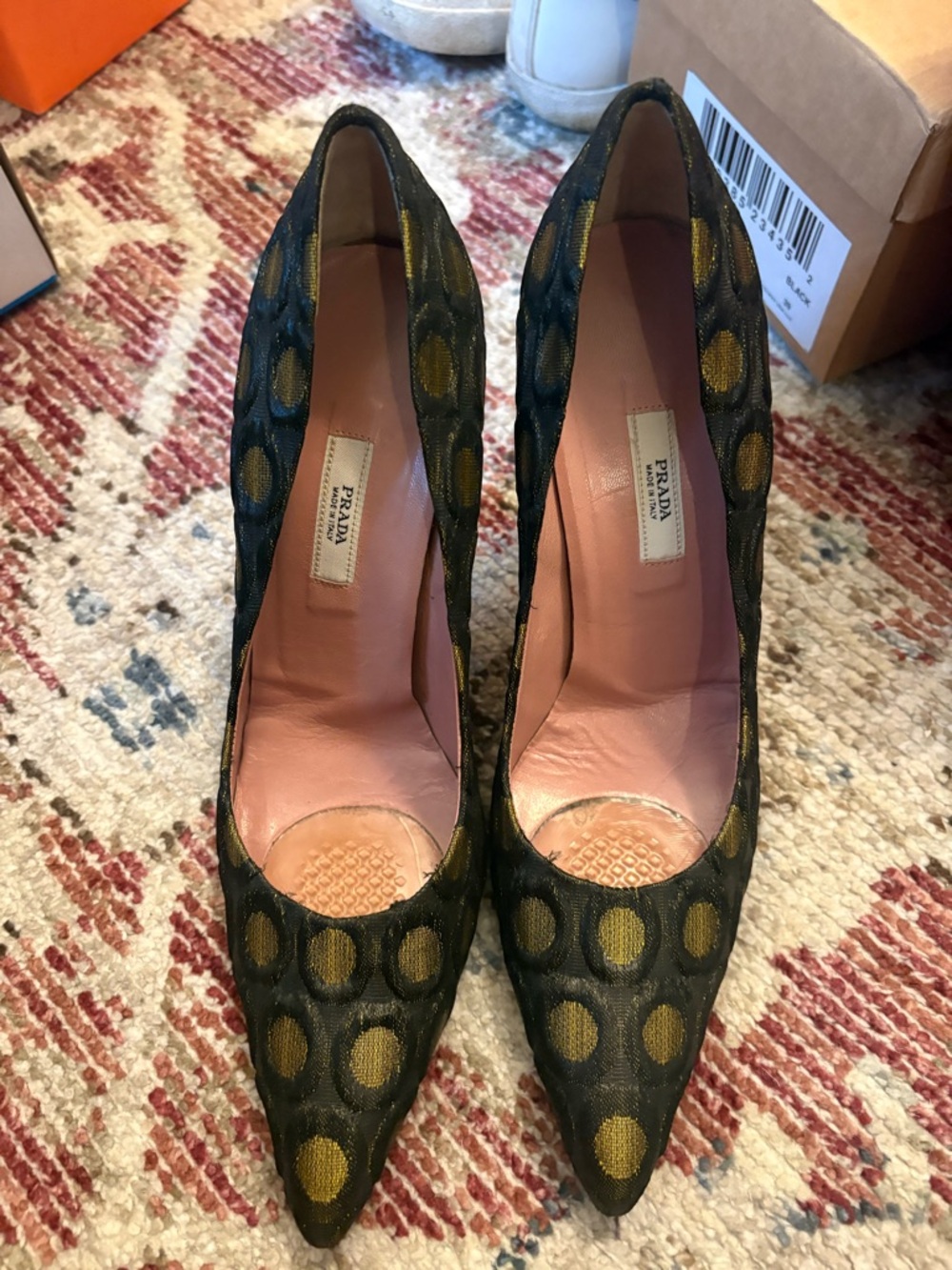 Prada Polka Dot Pumps